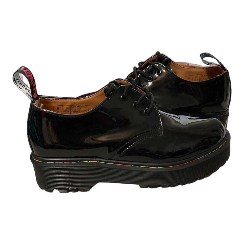 Dr Martens 1461 Quad Rainbow Platform Pride Shoes Ladies Size 9